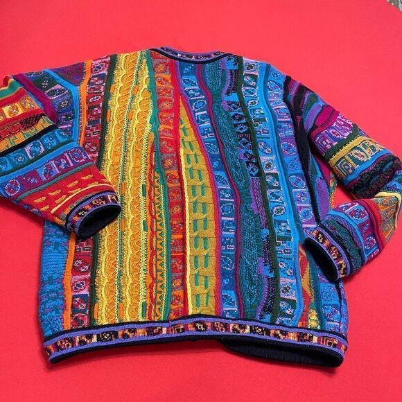 Vintage COOGI Wool Knitted Cosby Cardigan Sweater Size S Made In Australia RARE - Picture 8 of 13